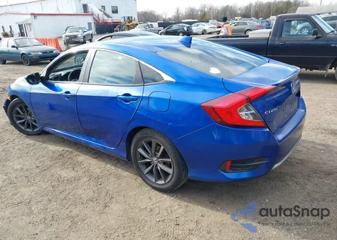 2020 Honda Civic Ex-L from USA, damaged, VIN 2HGFC1F75LH681351